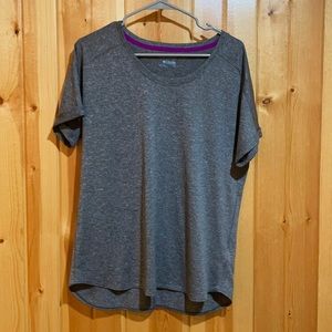 Columbia Omni-Wick Gray Short Sleeve Tee